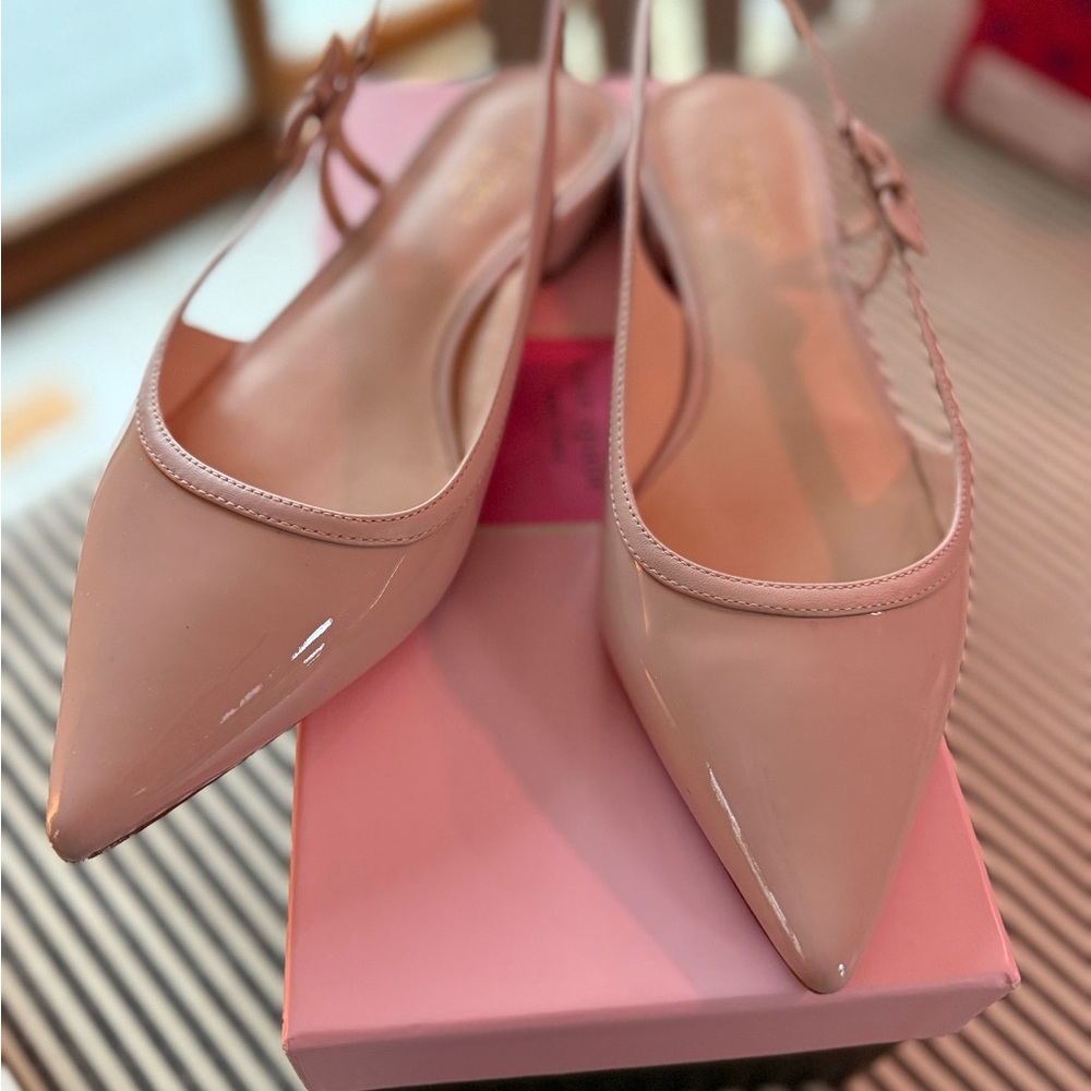 Kate Spade Elegant Pink Slingback Heels